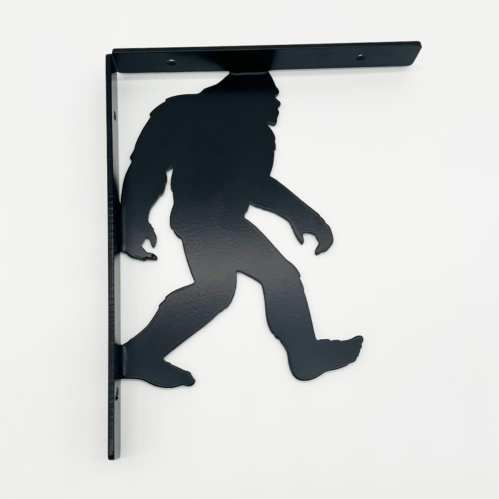 Bigfoot Shelf Brackets - Black Metal 8x10 - North Idaho Mercantile