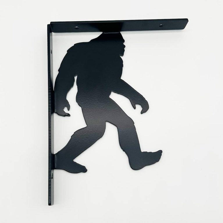 Bigfoot Shelf Brackets - Black Metal 8x10 - North Idaho Mercantile